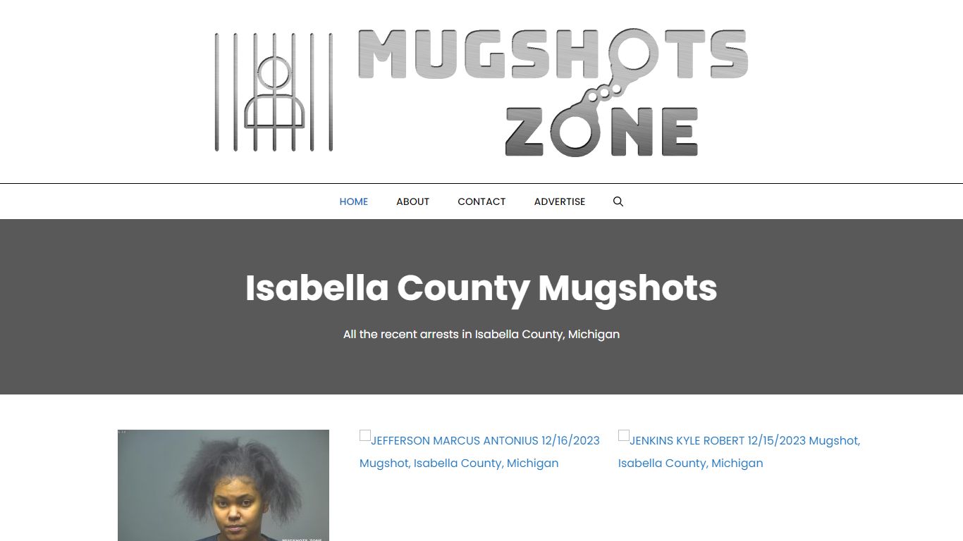 Isabella County Mugshots Zone